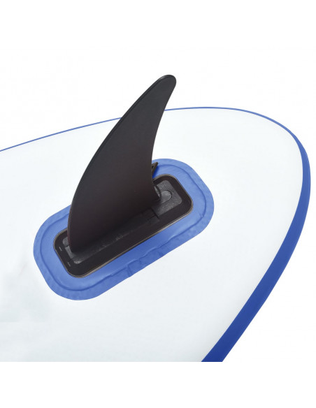 Set Tavola Gonfiabile da SUP con Vela Blu e Bianco