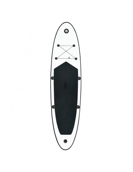 Set Tavola Gonfiabile da SUP Nero e Bianco