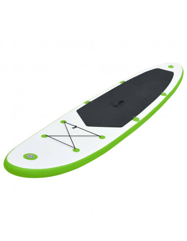 Set Tavola Gonfiabile da SUP Verde e Bianco