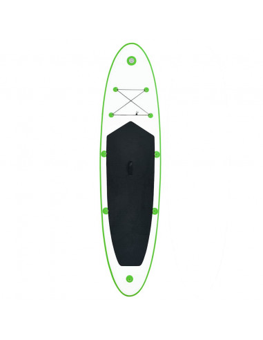 Set Tavola Gonfiabile da SUP Verde e Bianco