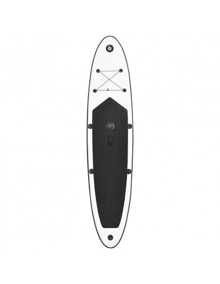 Set Tavola Gonfiabile da SUP con Vela Nero e Bianco