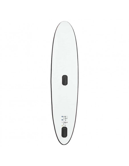 Set Tavola Gonfiabile da SUP con Vela Nero e Bianco