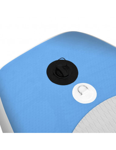 Set Tavola da SUP Gonfiabile Blu 300x76x10 cm