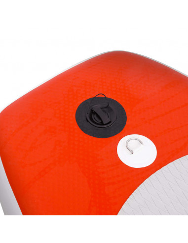 Set Tavola da SUP Gonfiabile Rosso 300x76x10 cm