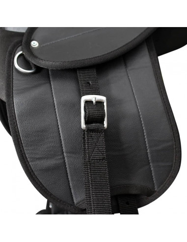 Set Sella Pony 25,4 cm 10" Nero