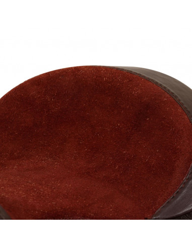 Sella Western Testiera e Pettorale in Vera Pelle 17" Marrone