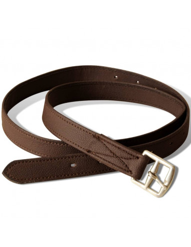 Set Sella Equitazione 16" in pelle naturale Marrone 14 cm 5-in-1