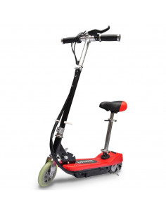 Monopattino Elettrico con Sella 120 W Rosso 2