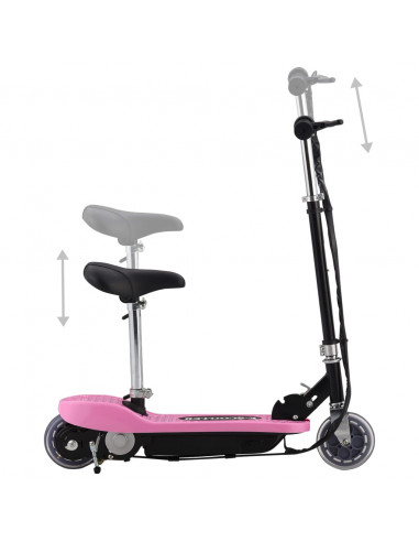 Monopattino Elettrico con Sella 120 W Rosa