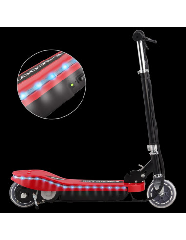 Monopattino Elettrico con LED 120 W Rosso