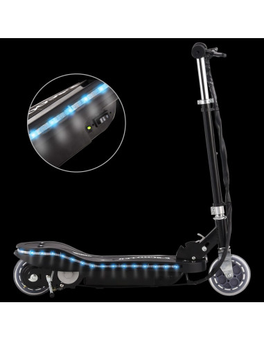 Monopattino Elettrico con LED 120 W Nero