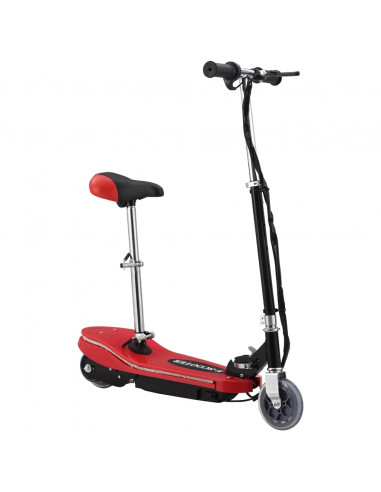 Monopattino Elettrico con Sella e LED 120 W Rosso