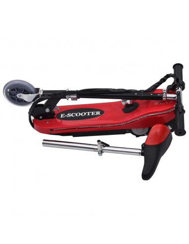 Monopattino Elettrico con Sella e LED 120 W Rosso