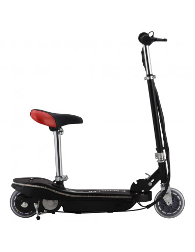 Monopattino Elettrico con Sella e LED 120 W Nero