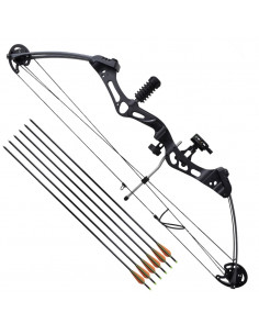 Arco composito per adulti con accessori e frecce in fibra di vetro 2