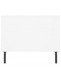 Tavolino da Salotto Bianco 90x50x40 cm in Legno Multistrato 2
