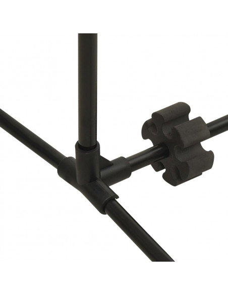Rete da Badminton Regolabile 500x103x94-158 cm in Metallo