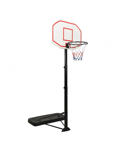 Supporto per Pallacanestro Bianco 258-363 cm Polietilene