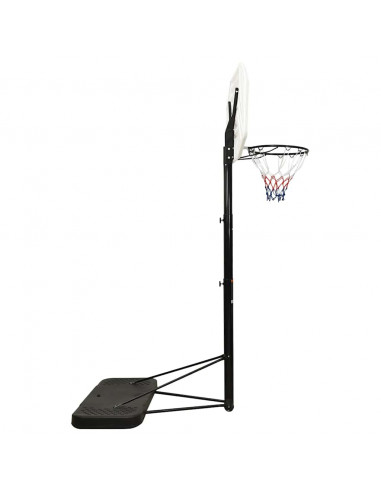 Supporto per Pallacanestro Bianco 258-363 cm Polietilene