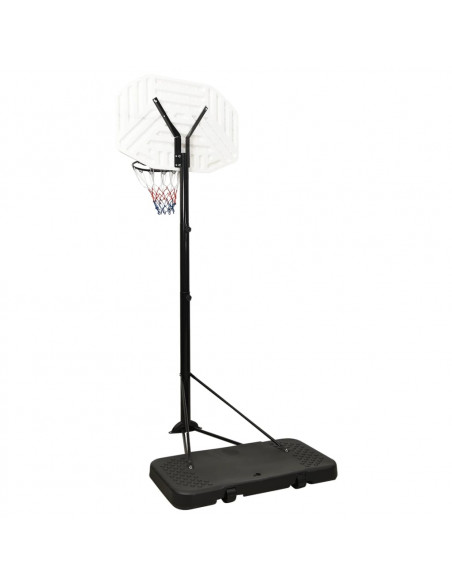 Supporto per Pallacanestro Bianco 258-363 cm Polietilene