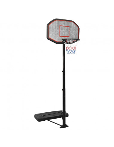 Supporto per Pallacanestro Nero 258-363 cm Polietilene
