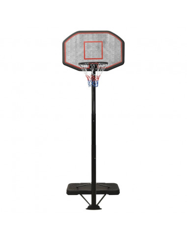 Supporto per Pallacanestro Nero 258-363 cm Polietilene