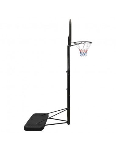 Supporto per Pallacanestro Nero 258-363 cm Polietilene
