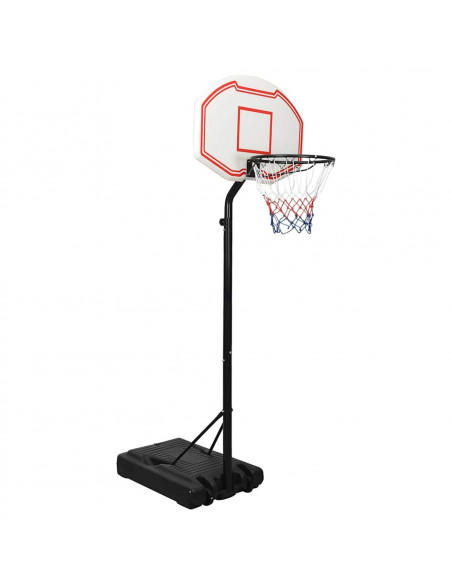 Supporto per Pallacanestro Bianco 237-307 cm Polietilene