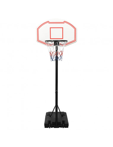 Supporto per Pallacanestro Bianco 237-307 cm Polietilene