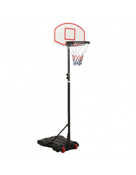 Supporto per Pallacanestro Bianco 216-250 cm Polietilene