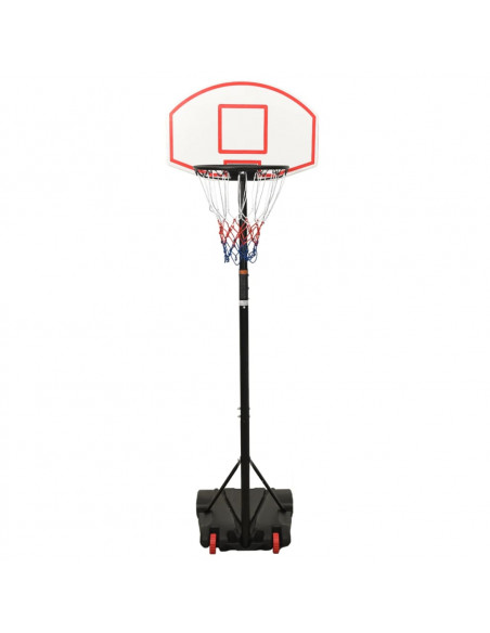 Supporto per Pallacanestro Bianco 216-250 cm Polietilene