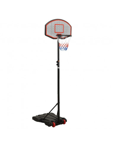 Supporto per Pallacanestro Nero 216-250 cm Polietilene