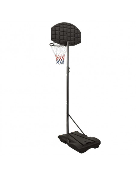 Supporto per Pallacanestro Nero 216-250 cm Polietilene