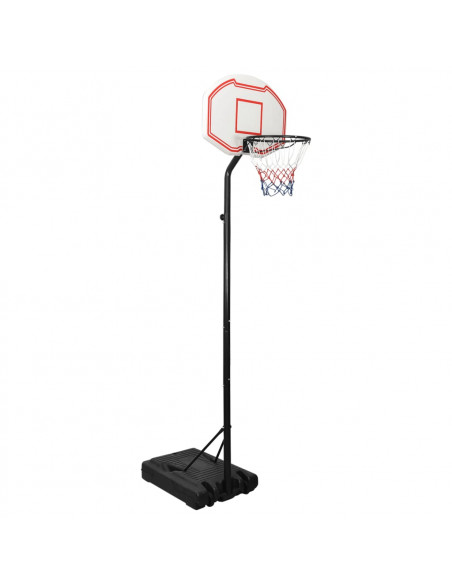 Supporto per Pallacanestro Bianco 282-352 cm Polietilene