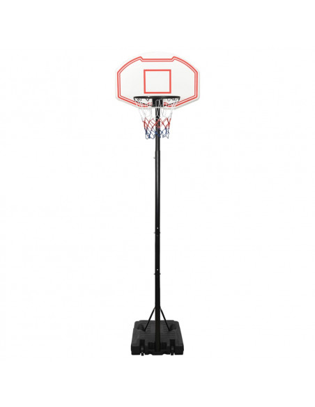 Supporto per Pallacanestro Bianco 282-352 cm Polietilene