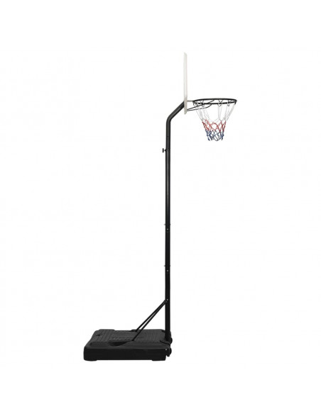 Supporto per Pallacanestro Bianco 282-352 cm Polietilene