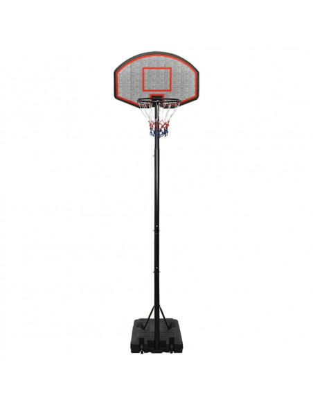 Supporto per Pallacanestro Nero 282-352 cm Polietilene