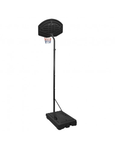 Supporto per Pallacanestro Nero 282-352 cm Polietilene