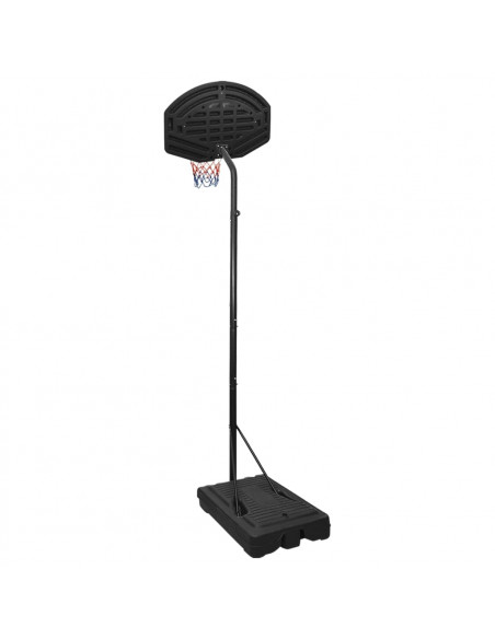 Supporto per Pallacanestro Nero 282-352 cm Polietilene