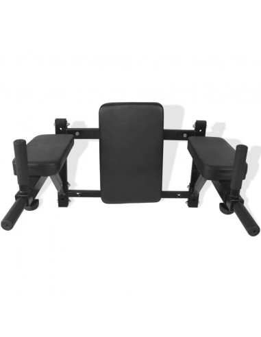 Stazione di Allenamento per Dip a Parete Nero