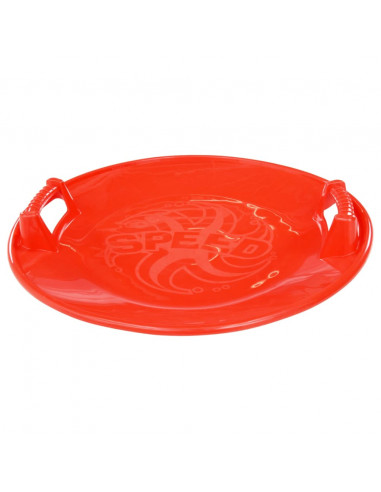 Slittino Rotondo Rosso 66,5 cm in PP