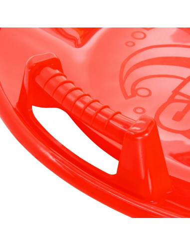 Slittino Rotondo Rosso 66,5 cm in PP