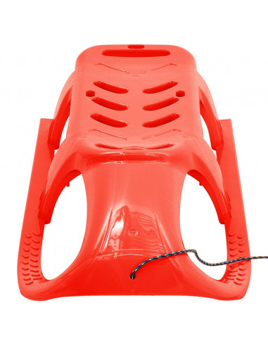 Slittino per Bambini Rosso 102,5x40x23 cm in Polipropilene