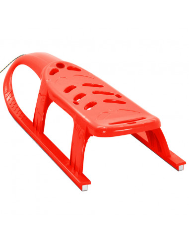 Slittino per Bambini Rosso 102,5x40x23 cm in Polipropilene