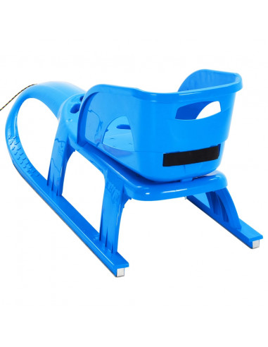 Slittino con Seduta Blu 102,5x40x23 cm in Polipropilene