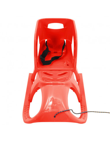 Slittino con Seduta Rosso 102,5x40x23 cm in Polipropilene