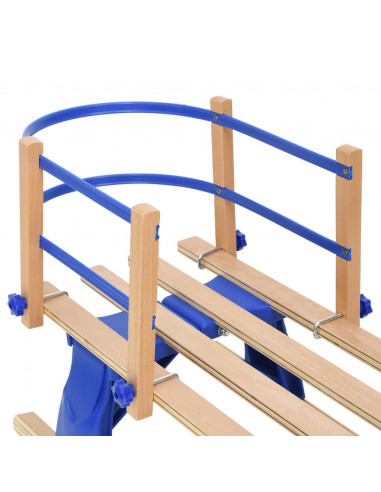 Schienale per Slitta Blu in Compensato