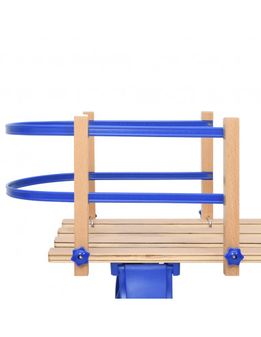Schienale per Slitta Blu in Compensato