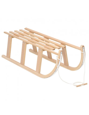 Slitta da Neve 110x40x34 cm in Compensato