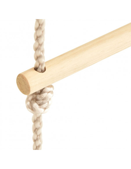 Scala di Corda per Bambini in Legno Massello e PE 30x168 cm